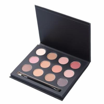 Pretty See 12 Colors Pro Matte Eye, Smokey Eyes