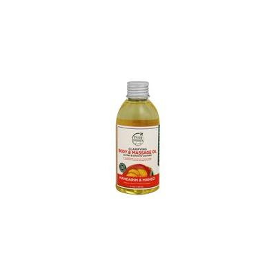 Body & Massage Oil Clarifying Mandarin & Mango - 5.5 fl. oz. by Petal Fresh (pack of 1)
