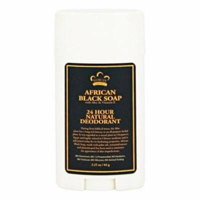 24 Hour Natural Deodorant African Black Soap - 2.25 oz. by Nubian Heritage (pack of 6)