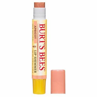 2 Pack Burt's Bees Lip Shimmer Apricot Moisturizing Lips 0.09oz Each
