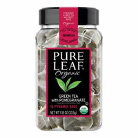 Pure Leaf Hot Tea Bags Organic Green Tea with Pomegranate 16 ct