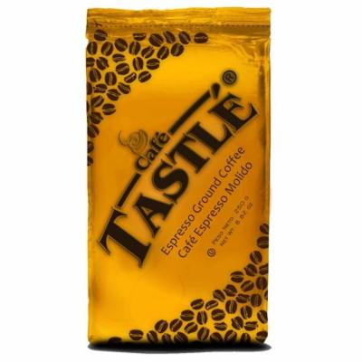 Cafe Tastle Espresso Ground Dark Roast Coffee, 8.8 Ounce (12 Count)