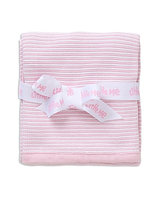 Little Me Infant Girls' Textured Striped Blanket