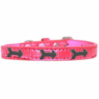 Arrows Widget Croc Dog Collar Bright Pink Size 18