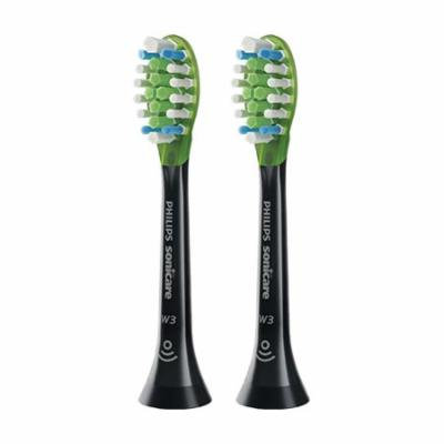 Sonicare HX9062/95 W3 Premium Sonic Brush Heads Black (2 Pack) for HX9393/90 Model