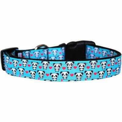 Panda Love Nylon Dog Collar LG