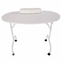 New Brand Home Use Foldable Mini Assembling Desk for Nail Manicure White