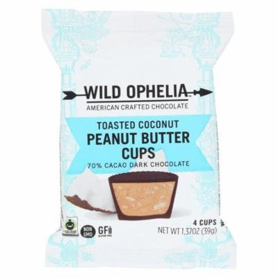 Wild Ophelia Peanut Butter Cup - Toastd Coconut - Case Of 12 - 1.37 Oz