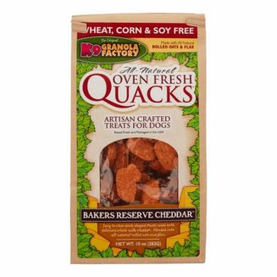K9 Granola Quacks Bakers Reserve Cheddar Dog Treats, 10 Oz