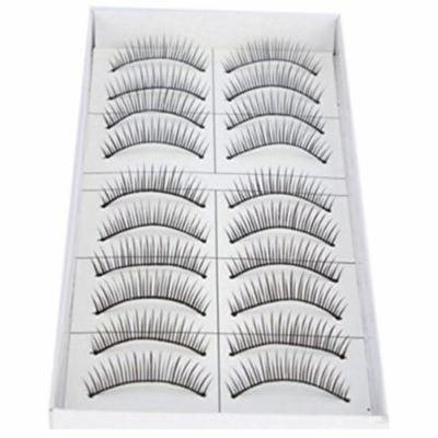 Reusable 3D Ultra Thin Eyelashes For Full Eye Natural Look - 10 Units
