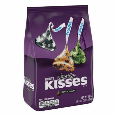 Kisses, Halloween Milk Chocolates with Spooky Foils, 10 Oz
