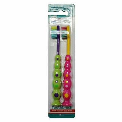 3 Pack Quality Choice Toothbrush Kids Bubbles Soft Grip 2 Each