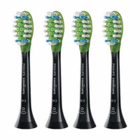 Sonicare HX9064/65 W3 Premium Sonic Brush Heads Black (4 Pack) for HX6211/07 Model