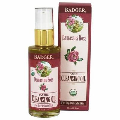 Face Cleansing Oil Damascus Rose - 2 fl. oz. by Badger (pack of 2)