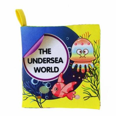 Outtop New Soft Cloth Baby Intelligence Development Learn Picture Cognize Book C