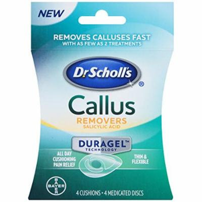 6 Pack Dr Scholl's Callus Removers Thin & Flexible 4 Cushions/Disks (6 x 4 = 24)