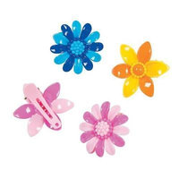 IN-13756650 Flower Hair Clip Assortment Per Dozen 2PK