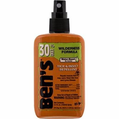 3 Pack Ben's Wilderness 30% DEET Mosquito, Tick, Insect Repellent 3.4 Oz. Spray