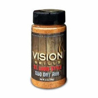 Vision Grills VG-CVRUBSTL06 6 oz St. Louis Style BBQ Dry Rub Sauce
