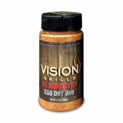 Vision Grills VG-CVRUBSTL06 6 oz St. Louis Style BBQ Dry Rub Sauce