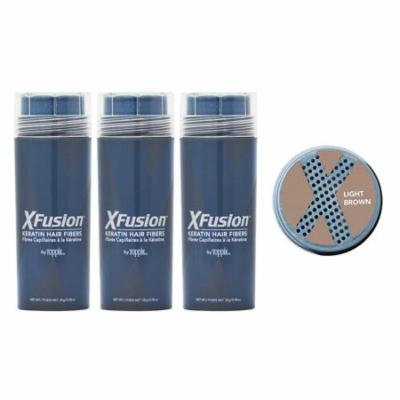 X Fusion Light Brown Fibers 0.98oz (Pack of 3)