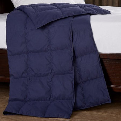 Pure Down Puredown Packable Down Throw Blanket, Down-proof Fabric, 50x70
