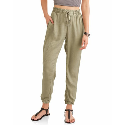 Juniors' Soft Light-weight Joggers w/ Tie-waist
