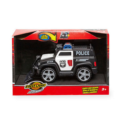 Toys R Us Fast Lane Lights and Sounds 6 inch Vehicle - Police Car