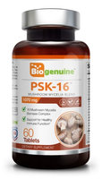 Biogenuine PSK 16 Natural Mushroom Blend 1070 mg 60 Tabs