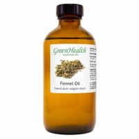 Fennel Essential Oil - 8 fl oz (237 ml) Glass Bottle w/ Cap - 100% Pure Essential Oil by GreenHealth