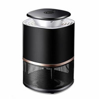 Smart Mosquito Killer, Non-toxic Indoor LED Mosquito Trap Insect Inhaler Lamp, Remote Control and Timer with smartphone, Works with Alexa, Google Home (Black)