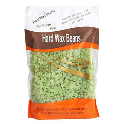 Depilatory Wax Bean, AMA(TM) 400g No Strip Depilatory Hot Film Hard Wax Pellet Waxing Bikini Body Hair Removal Bean