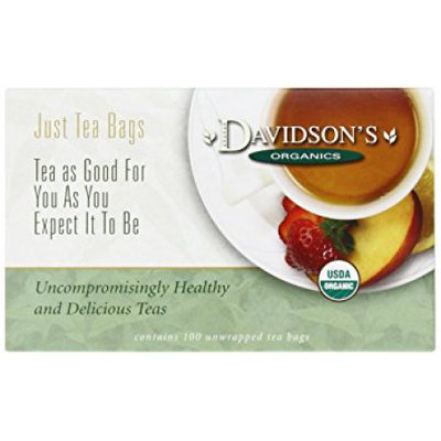 Davidson's Tea Davidson Organic Tea 163 Hibiscus Tea Box of 100 Tea Bags