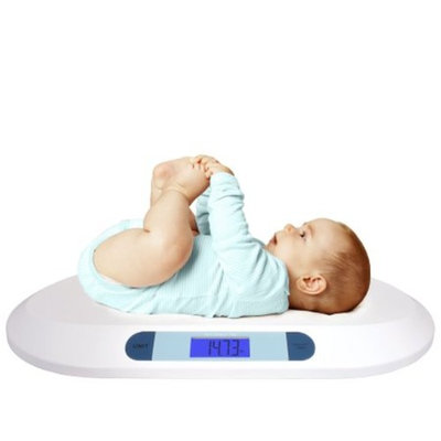 Smart Weigh 44lbx0.4oz Comfort Digital Baby Scale Infants Toddlers LCD Display