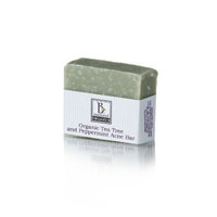 Be Natural Organics Organic Tea Tree and Peppermint Acne Bar 4oz. bar