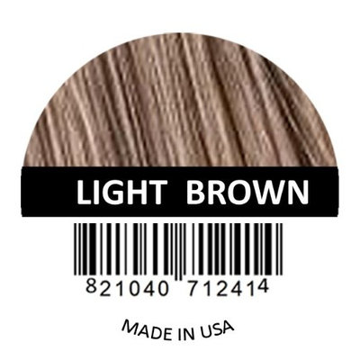 Hair Fibers by Samson Best Hair Loss Concealer Building Fibers Containers & Refills for all brand names Made in USA (Light Brown Refill)