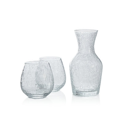Juliska Hugo 3-Piece Carafe Stemless Red Wine Gift Set