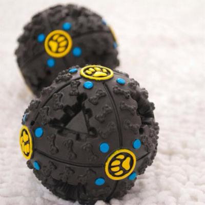 Mosunx Pet Dog Cat Play Squeaky Squeaker Quack Sound Chew Treat Holder Ball Toy
