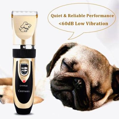 Professional Quiet Mute Electric Trimmer Clipper Shaver Grooming Kit Set for Pet Cat Dog Hair
