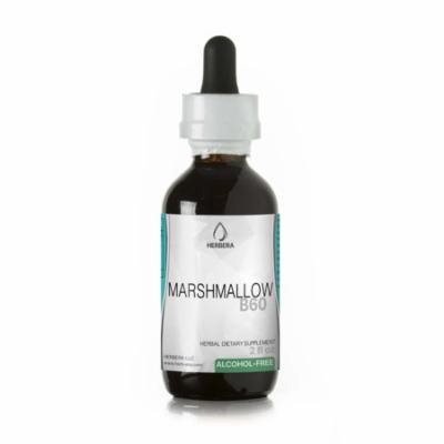Marshmallow Alcohol-FREE Herbal Extract Tincture, Super-Concentrated Organic Marshmallow (Althaea Officinalis)