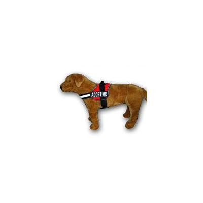 ADPOT ME Nylon Dog Vest Harness. Purchase comes with 2 reflective removable ADOPT ME patches PLEASE MEASURE your dog before ordering