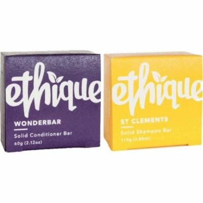 Ethique Solid Bars, St. Clements Shampoo + Wonderbar Conditioner 1 ea