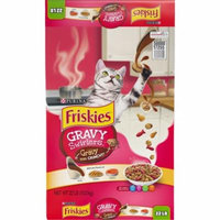 Purina Friskies Gravy Swirlers Dry Cat Food, 22 lb