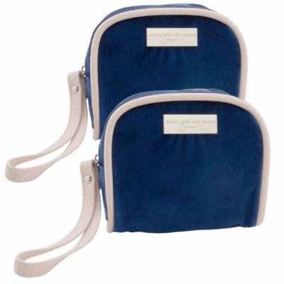 Adrienne Vittadini (2 Pack) In-Flight Mini Bags Travel Essentials Wipes Tissue Mask Ear Plugs Sewing Kit