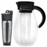 Primula FlavorUp Cold Brew and Water Infusion Pitcher 2.7 Qt, Black