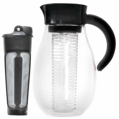 Primula FlavorUp Cold Brew and Water Infusion Pitcher 2.7 Qt, Black