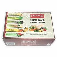 IMPRA Herbal Assortment 6 Flavors Tea Pack 60 teabags total