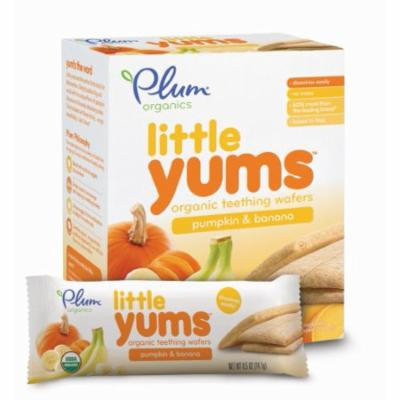 Plum Organics Little Yums Pumpkin Banana Teething Wafers (Pack of 6)