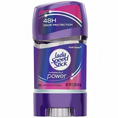 Lady Speed Stick 48HR Antiperspirant Deodorant Gel Fresh Fusion 2.30 oz (Pack of 9)