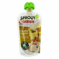 Sprout - Organic Baby Food Stage 3 8 Months Creamy Vegetables with Chicken - 4 oz.